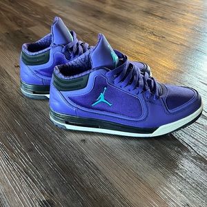 Nike Air Jordan Post Game Grape Ice Emerald Black Mens Shoes